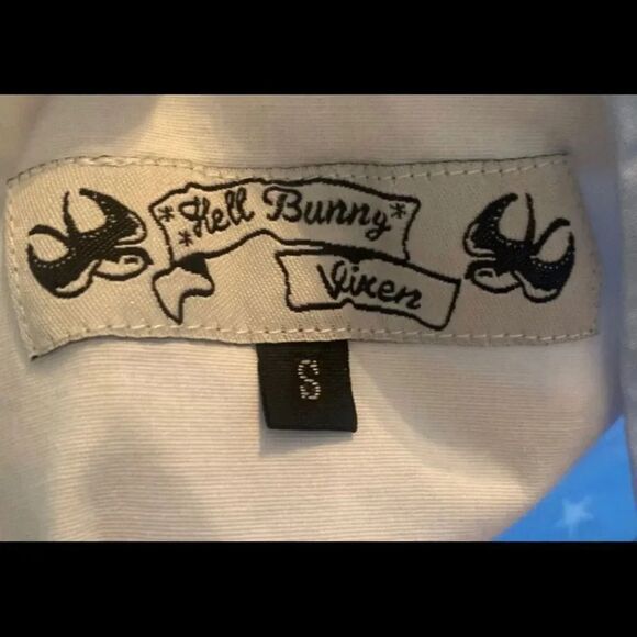 Hell Bunny Vixen Christmas Pin Up Dress - Picture 4 of 7